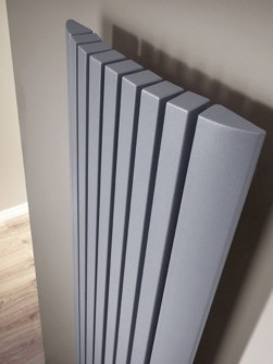 vertikal radiator, böjd radiator, elegant radiator, färgradiator, radiatorer