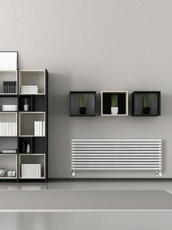 modern radiator, horisontel radiator, färgradiator